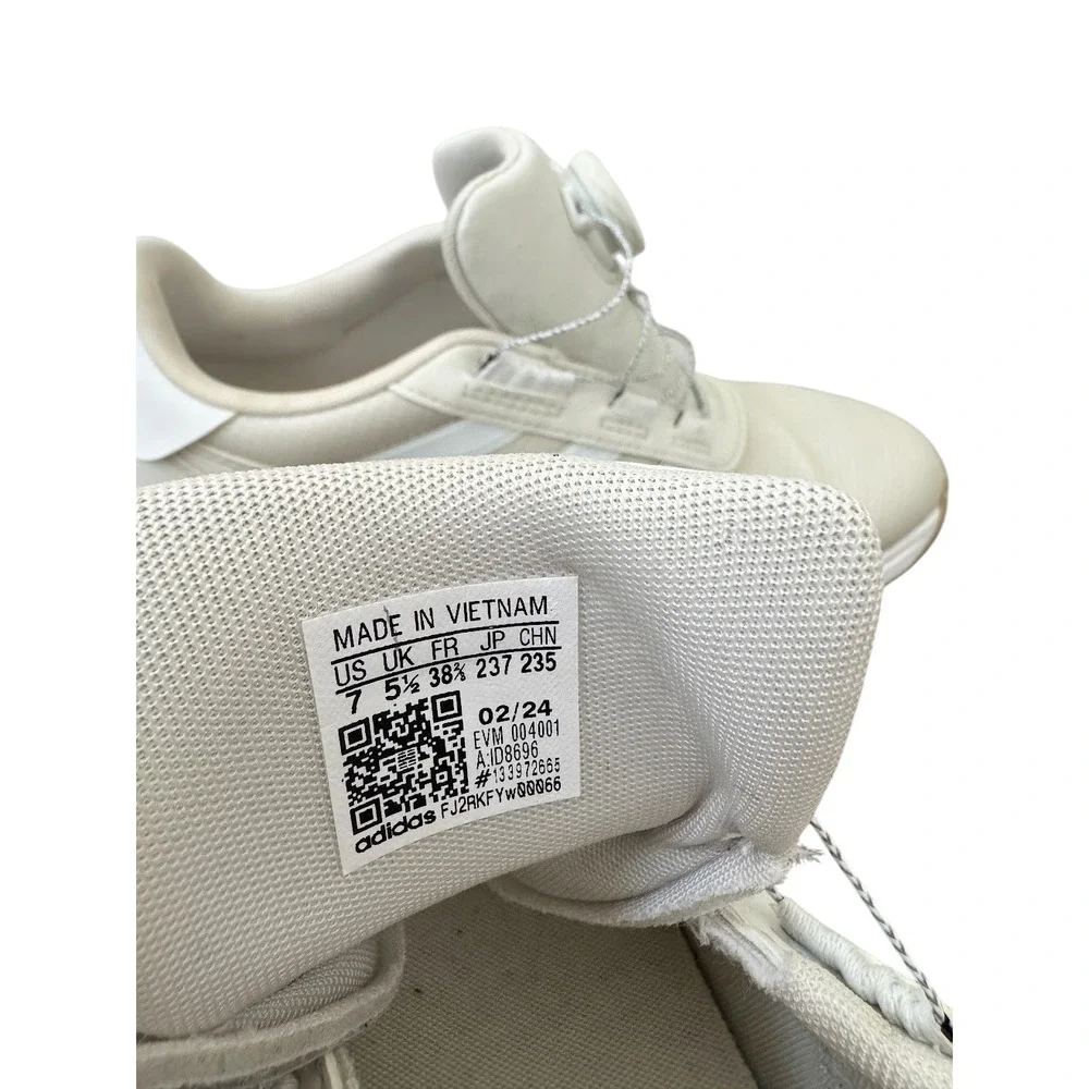 adidas Women S2G BOA 24 Golf Shoes Size 7 Orbit Grey/White Gold Metallic